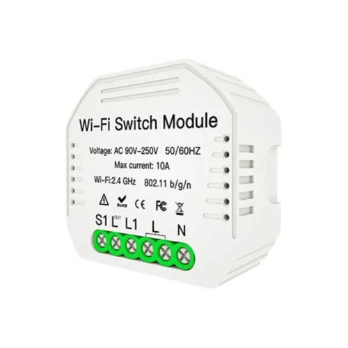 Двухканальное мини-реле Wi-Fi (2-Way) Maxton MX-MS-105B, фото 1