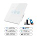 Розумний сенсорний Wi-Fi вимикач 3-канальний Tuya Maxton MX-DS-101JL-3, фото 2 Розумний сенсорний Wi-Fi вимикач 3-канальний Tuya Maxton MX-DS-101JL-3, фото 2